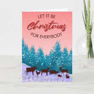 Låt det vara jul för alla, Vegan Kort