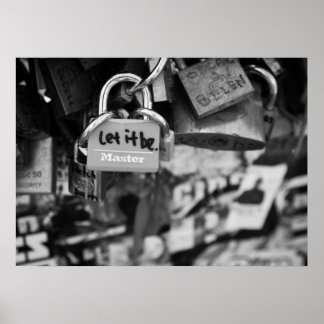 Låt det vara poster