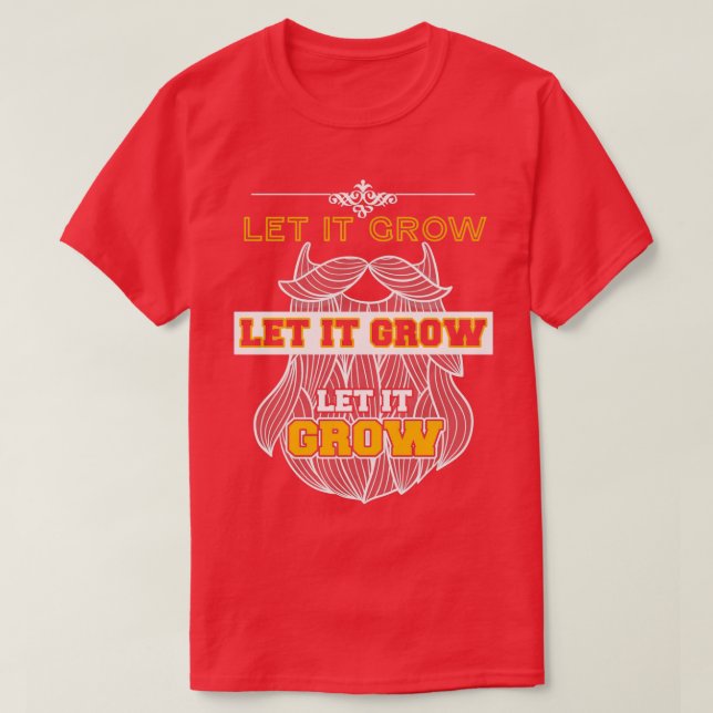 Låt det växa lustigt 4 t shirt (Design framsida)