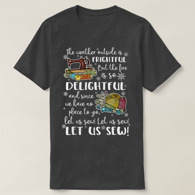 Låt det visa den vackra julfesten t shirt (Design framsida)