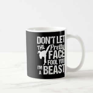 Låt dig inte luras av det söta ansiktet Karate Tae Kaffemugg
