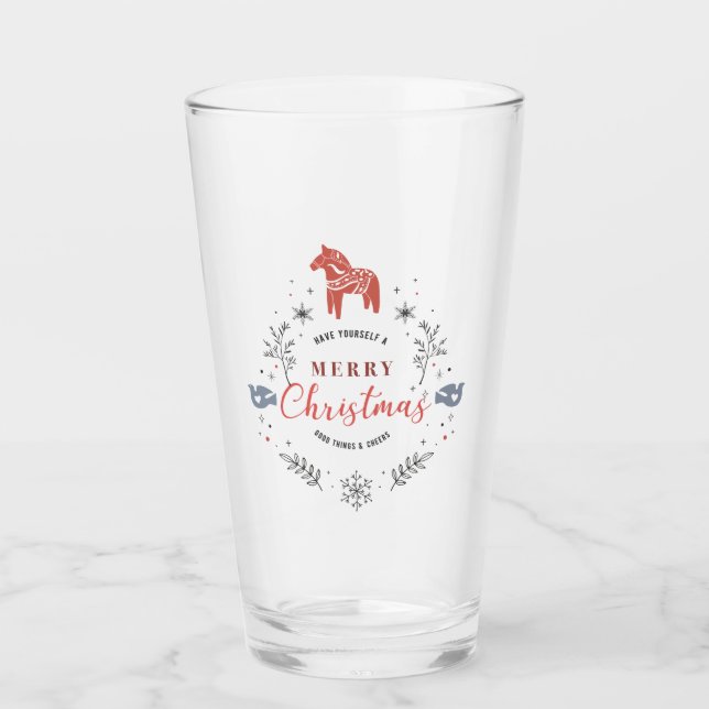 Låt dig själv vara en God jul-prydnadsnamn Glaskopp (Framsida)