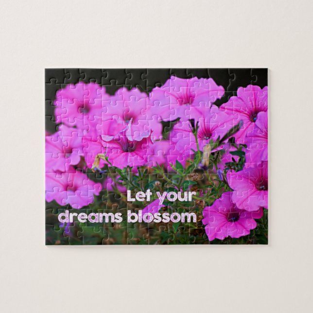 Låt din Dreams-Blommar - 8 x 10 tum Pussel (Horisontell)