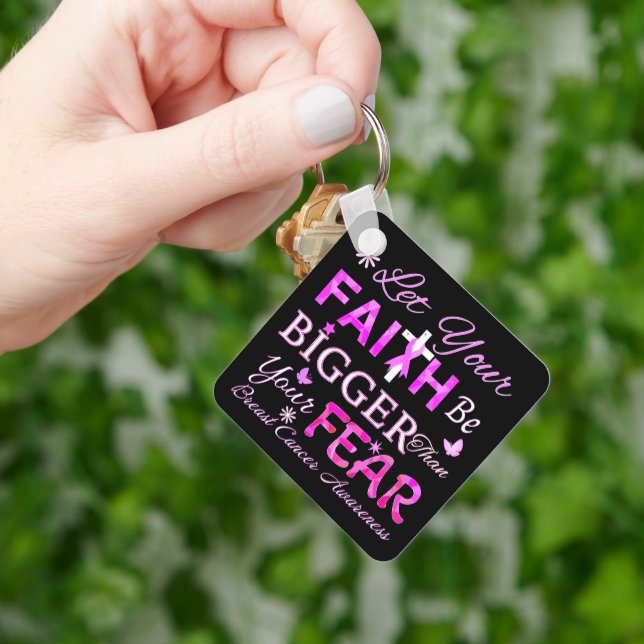 Låt din FAITH bli STÖRRE Nyckelring (Hand)