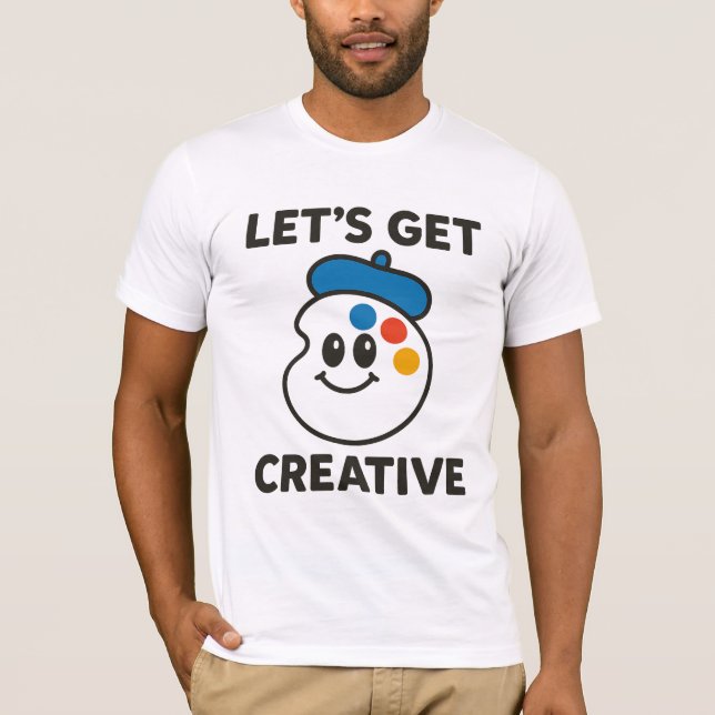 Låt din fantasi färgas! t shirt (Framsida)