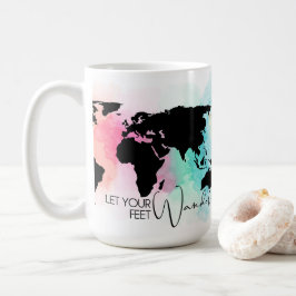 Låt din Feet Wander Kaffemugg