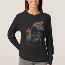 "Låt din freakflagga vaja" Pride Classic T-shirt