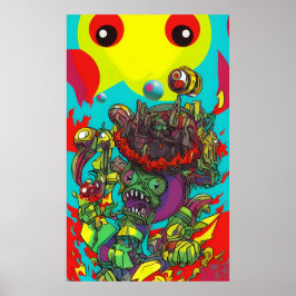 Låt din hallucinationer vara gratis - Ken Gage Art Poster