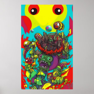 Låt din hallucinationer vara gratis - Ken Gage Art Poster