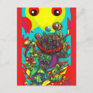 Låt din hallucinationer vara gratis - Ken Gage Art Vykort