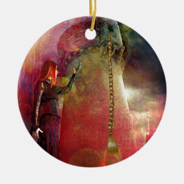 LÅT DIN HÅR NED JULGRANSPRYDNAD KERAMIK (Framsidan)