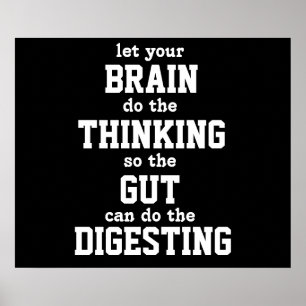 Låt din hjärntänka Poster
