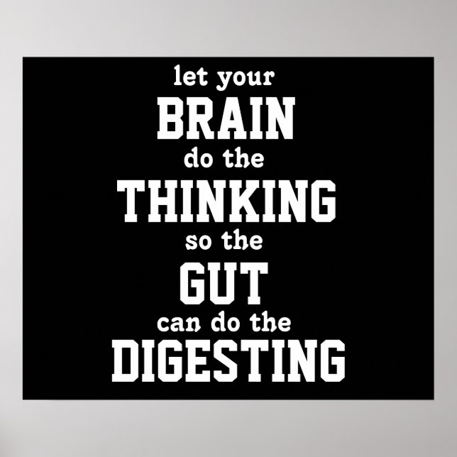 Låt din hjärntänka Poster (Framsidan)