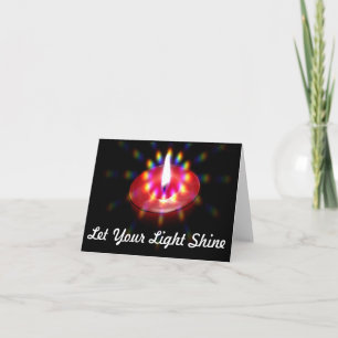 Låt din ljusa skennotecard kort