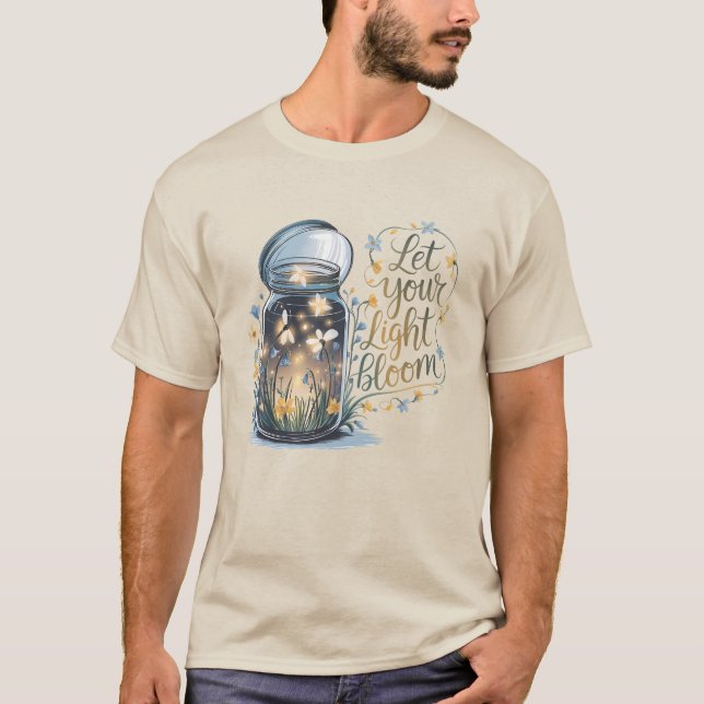 Låt din ljusblogg t shirt (Framsida)