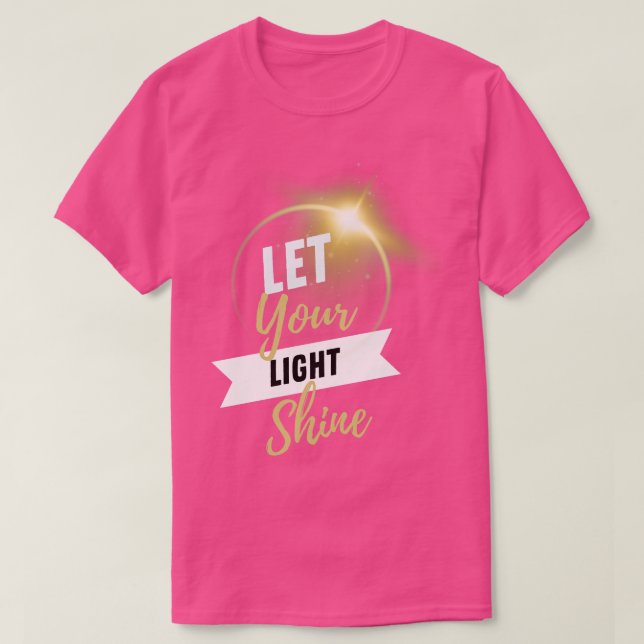 Låt din ljussken Matthew 516 Bible Verse Chris T Shirt (Design framsida)