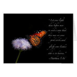 Låt din ljussken skina hälsningskort