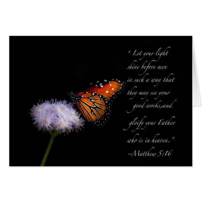 Låt din ljussken skina hälsningskort (Framsidan Horizontal)