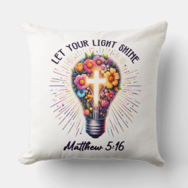 Låt din ljussken skina kudde