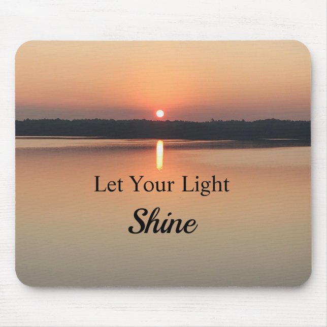 Låt din ljusskygga inspirationsoffert musmatta (Framsidan)