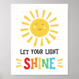Låt din ljusskygga kids kristna bibel poster