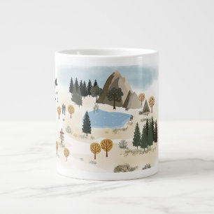 Låt din själ Breathe Jumbo Mugg
