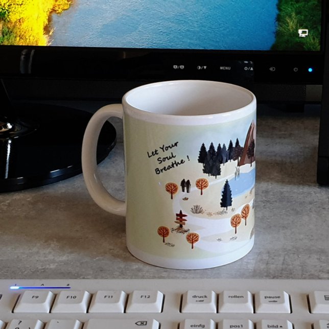 Låt din själ Breathe Kaffemugg (Skapare uppladdad)