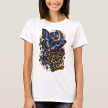 Låt Din Själ Lysa Celestial Fjäril T-Shirt