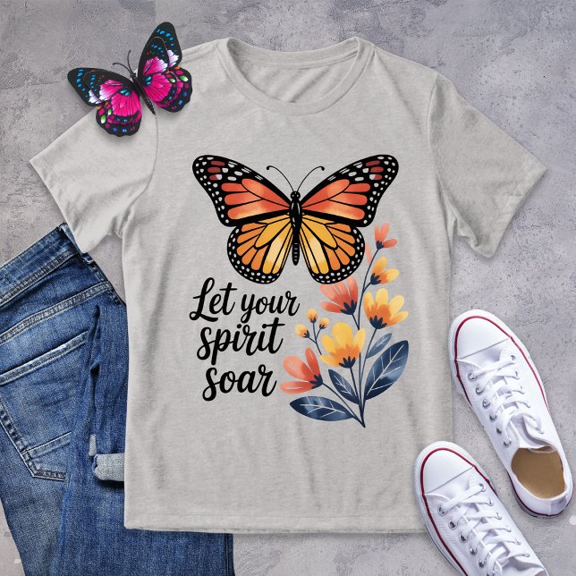 Låt din själ Soar Butterfly Tee (Skapare uppladdad)
