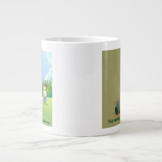 Låt dina drömmar växa Vild | Inspirational Mugg. Jumbo Mugg
