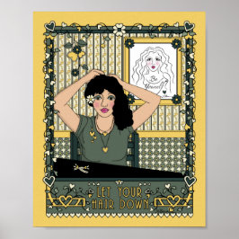 Låt ditt hår falla_C_8x10 Affisch