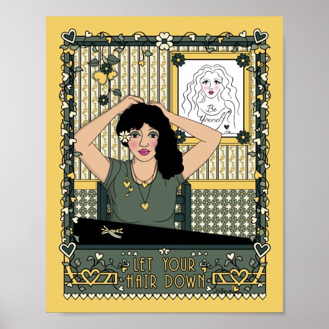Låt ditt hår falla_C_8x10 Affisch (Framsidan)