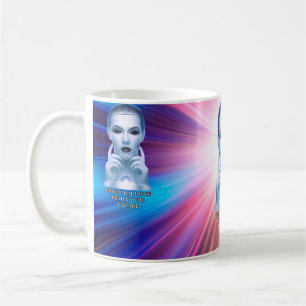 Låt ditt inre ljus skina. kaffemugg