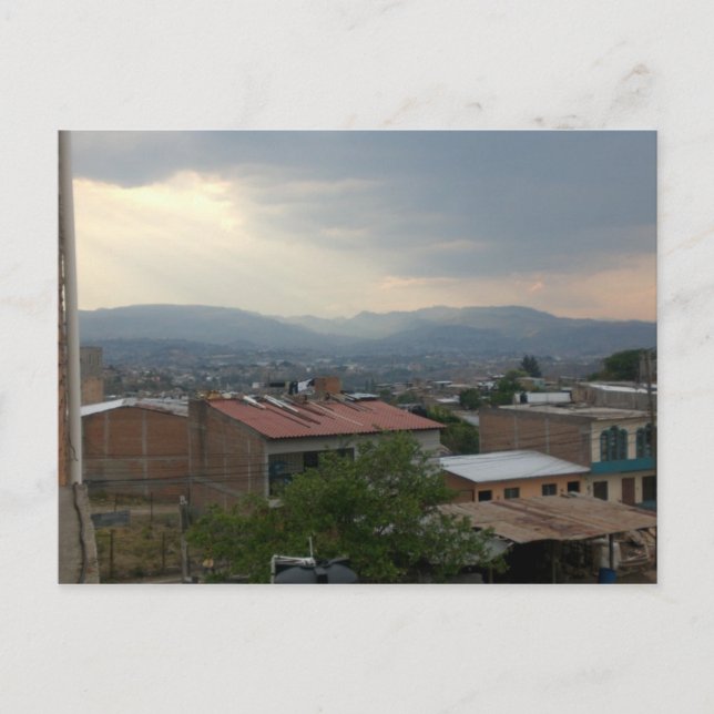 Låt ditt lite lätt sken vykort (Framsida)