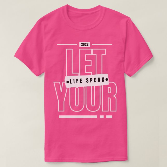 Låt ditt liv tala Matthew 514 Bible verse refere T Shirt (Design framsida)