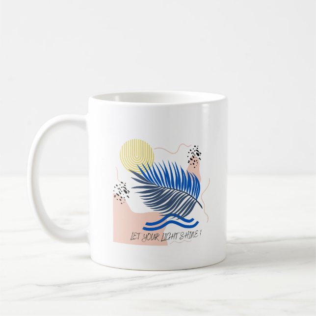 Låt ditt ljus lysa kaffemugg (Vänster)
