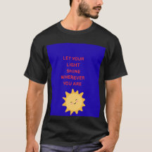 Låt Ditt Ljus Lysa Var Du än Är HERR T SHIRT