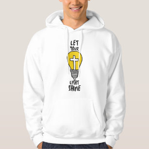Låt ditt ljus skina bibeln Kor Manar Hoodie