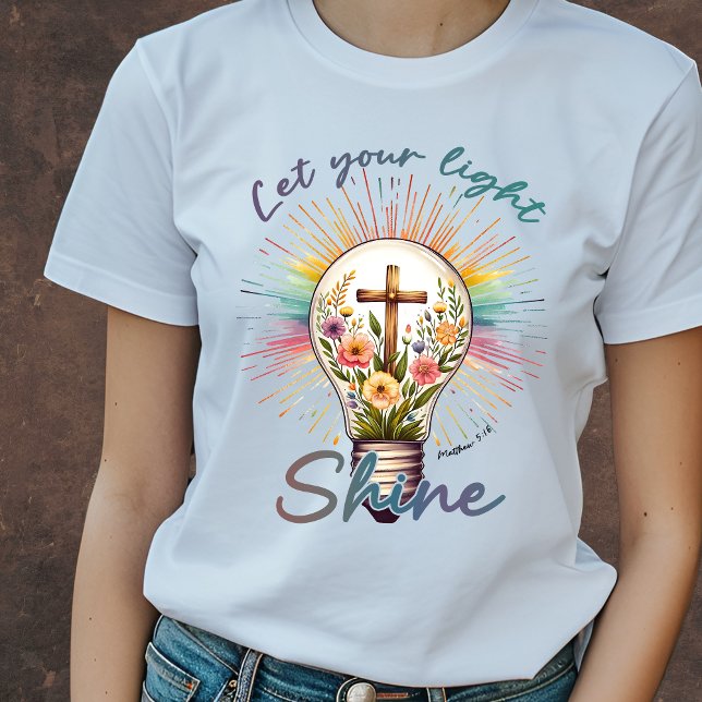 Låt ditt ljus skina Christian T Shirt (Skapare uppladdad)
