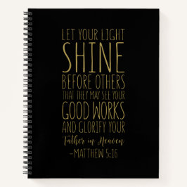 Låt ditt ljus skina före andra, Matthew 5:16