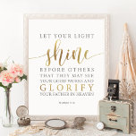 Låt ditt ljus skina innan andra Matthew 5:16 Poster<br><div class="desc">Låt ditt ljus skina innan andra Matthew 5:16 Poster</div>
