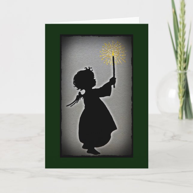 Låt ditt ljusa sken helgkort (Framsida)