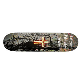 Låt ditt ljusa sken igenom old school skateboard bräda 18 cm