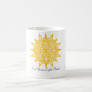 Låt ditt ljusa sken kaffemugg