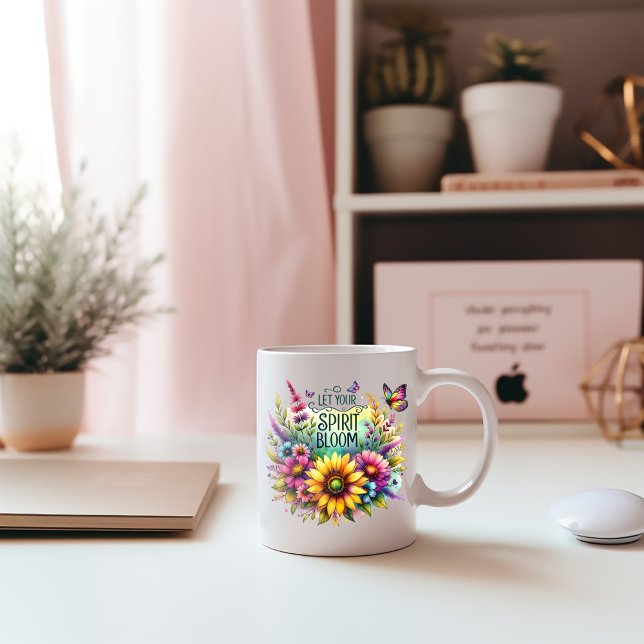 Låt ditt sinne Bloom Kaffemugg (Skapare uppladdad)