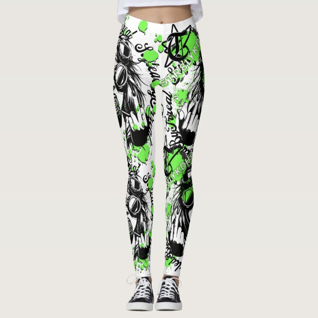 Låt ditt uttryck tala genom din mode leggings (Framsida)