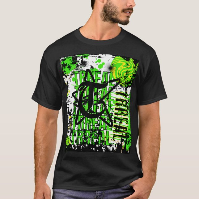 Låt ditt uttryck tala genom din mode t shirt (Framsida)