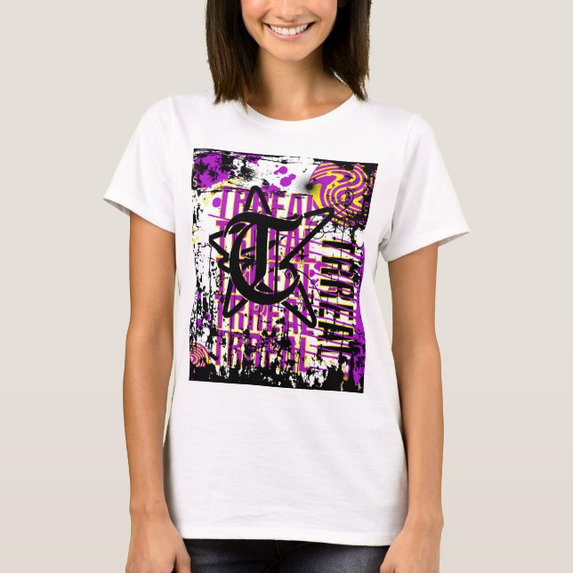 Låt ditt uttryck tala genom din mode t shirt (Framsida)