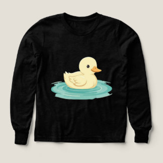 Lat duck som flyter t shirt