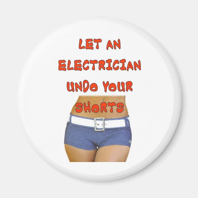 LÅT EN ELEKTRICIAN UNDO MAGNET (Framsidan)